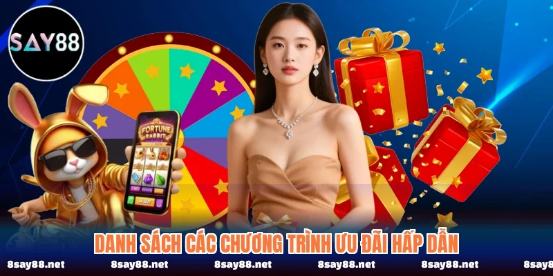 Danh sách các chương trình ưu đãi hấp dẫn