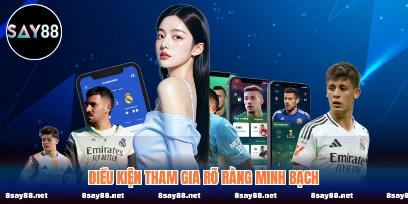 Điều kiện tham gia rõ ràng minh bạch